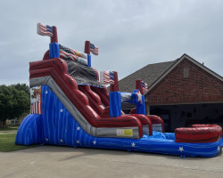 20ft Stars & Stripes Water Slide