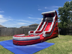 18ft Lava Slide with Pool