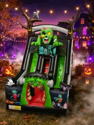 18ft Double Lane Halloween Slide