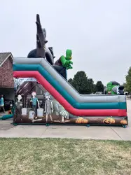 IMG 5858 1791071066 Monster Mayhem 18ft Double Lane Slide